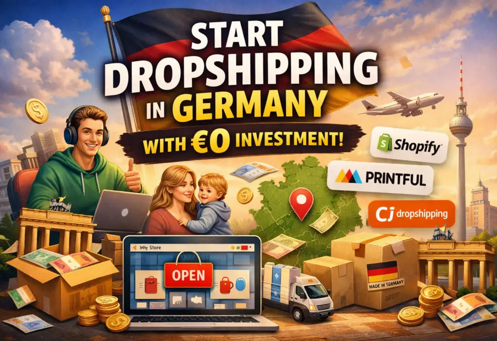 Start Dropshipping in Germany with $0: Complete Free Startup